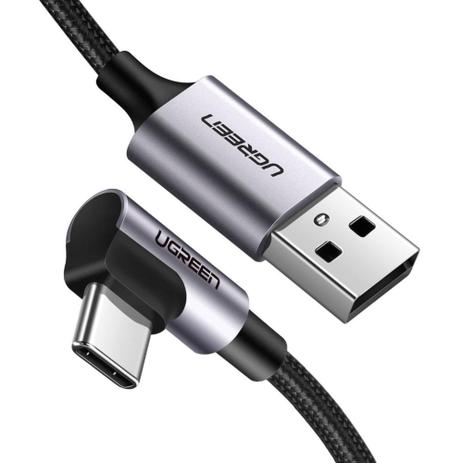 Cabo USB-C para USB-A 90º UGreen Menor preço em Cabo USB-C para USB-A 90º UGreen