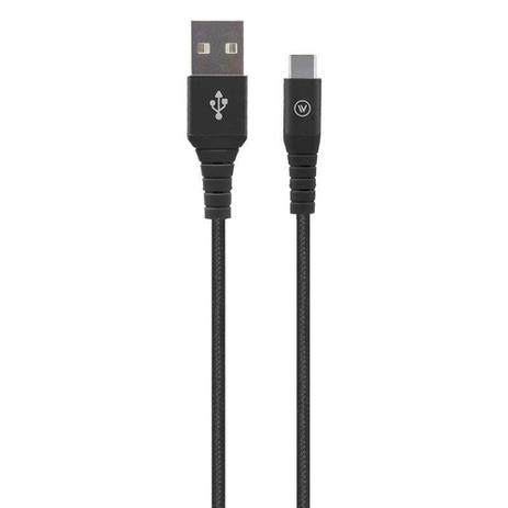 Cabo USB-C / Type-C para USB Hard Poliéster 120cm 3A 60W - Iwill - Preto Menor preço em Cabo USB-C / Type-C para USB Hard Poliéster 120cm 3A 60W - Iwill - Preto