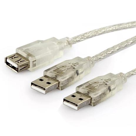 Cabo USB Extensor Y 2 Macho e 1 fêmea 2.0 - Lotus Menor preço em Cabo USB Extensor Y 2 Macho e 1 fêmea 2.0 - Lotus