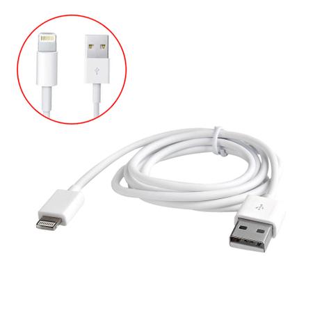 Cabo USB para iPhone 5 1 Metro OEM Cabo USB P/ iPhone 5 Generico - Vitrine Menor preço em Cabo USB para iPhone 5 1 Metro OEM Cabo USB P/ iPhone 5 Generico - Vitrine