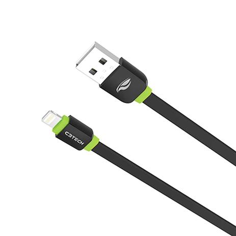 Cabo USB USB-LIGHTNING 2.0A 1M CB-110BK C3 TECH Menor preço em Cabo USB USB-LIGHTNING 2.0A 1M CB-110BK C3 TECH