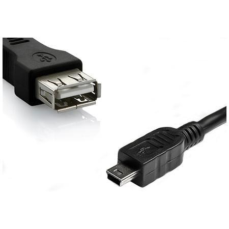 Cabo usb v3 mini 5 pinos x usb a fêmea 27cm - Hitto Menor preço em Cabo usb v3 mini 5 pinos x usb a fêmea 27cm - Hitto