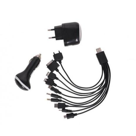 Cabo Usb Veicular Carro Multi Carregador Universal 10 Em 1 - Om Menor preço em Cabo Usb Veicular Carro Multi Carregador Universal 10 Em 1 - Om