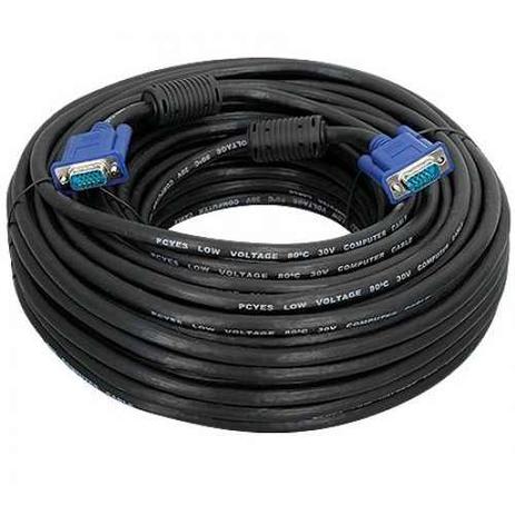 Cabo vga 20mt filtro plusdata Menor preço em Cabo vga 20mt filtro plusdata