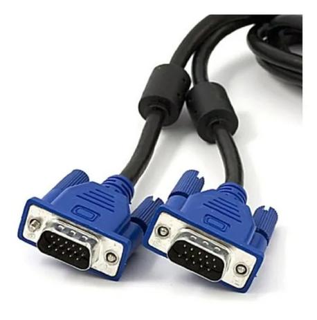 Cabo VGA 5 Metros 5m Macho X Macho P/ Vídeo Monitor Filtro - Exbom Menor preço em Cabo VGA 5 Metros 5m Macho X Macho P/ Vídeo Monitor Filtro - Exbom