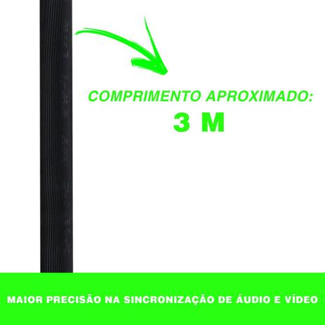 Cabo VGA Áudio Vídeo Lotus Computador Notebook e Monitor Full HD 3 Metros Preto - Nem Compara Menor preço em Cabo VGA Áudio Vídeo Lotus Computador Notebook e Monitor Full HD 3 Metros Preto - Nem Compara