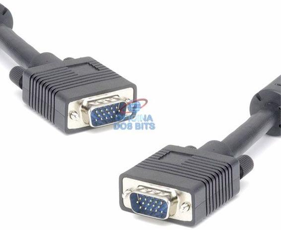 Cabo VGA (HDB15 M x HDB15 M) - 30 metros - Com Filtro - Diversos Menor preço em Cabo VGA (HDB15 M x HDB15 M) - 30 metros - Com Filtro - Diversos