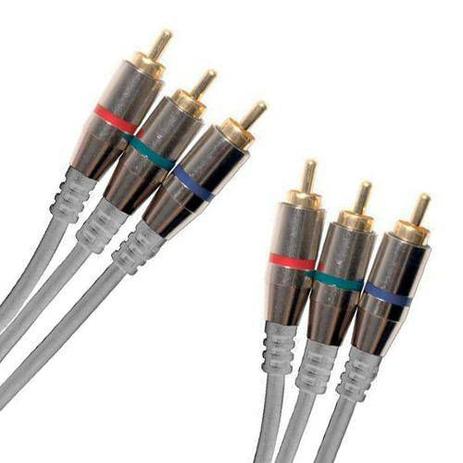 Cabo video componente 3 rca 1,8 metros loud - Sem marca Menor preço em Cabo video componente 3 rca 1,8 metros loud - Sem marca