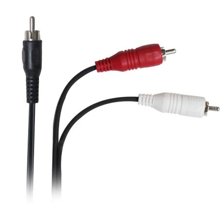 Cabo Y de 1RCA para 2RCA com 1,80 metros - FTG Menor preço em Cabo Y de 1RCA para 2RCA com 1,80 metros - FTG
