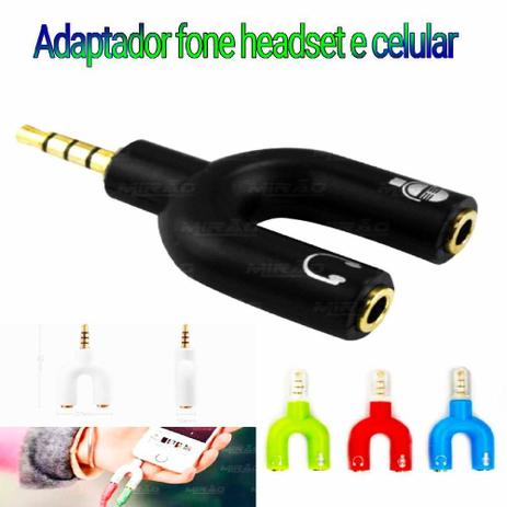 Cabo Y Headset Adaptador Compatível P3 P2 para Console Game Fone e  Microfone - Adapteer - Cabos e Adaptadores - Magazine Luiza