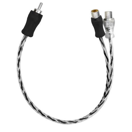 Cabo Y RCA Injetado Transparente 1 Macho 2 Fêmeas 4mm Preto Revestimento Borracha - Tech one Menor preço em Cabo Y RCA Injetado Transparente 1 Macho 2 Fêmeas 4mm Preto Revestimento Borracha - Tech one