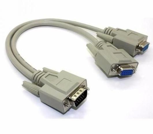 CABO Y VGA x 2 FEMEA XCELL Menor preço em CABO Y VGA x 2 FEMEA XCELL