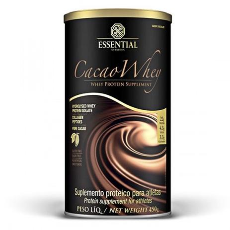 Cacao Whey 450 g - Essential Nutrition Menor preço em Cacao Whey 450 g - Essential Nutrition