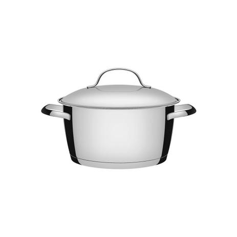 Caçarola Allegra Funda n22 4.2 L em aço Inox - TRAMONTINA Menor preço em Caçarola Allegra Funda n22 4.2 L em aço Inox - TRAMONTINA