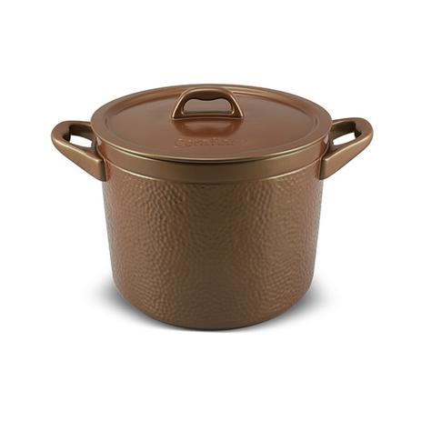 Cacarola alta de cerâmica ceraflame martelada 24cm 7000ml - pomodoro Menor preço em Cacarola alta de cerâmica ceraflame martelada 24cm 7000ml - pomodoro
