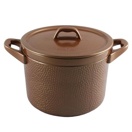 Caçarola Alta Martelada 7.5 Litros 24cm Cobre Ceraflame Menor preço em Caçarola Alta Martelada 7.5 Litros 24cm Cobre Ceraflame