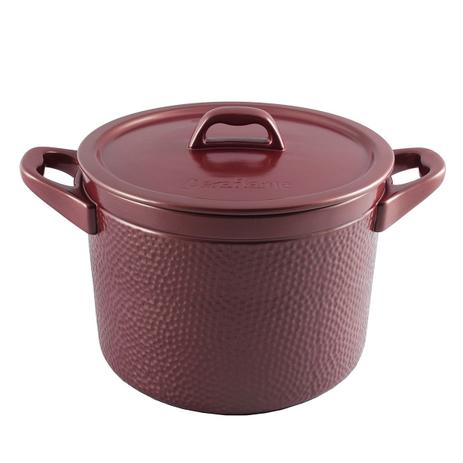 Caçarola Alta Martelada 7.5 Litros 24cm Rose Gold Ceraflame Menor preço em Caçarola Alta Martelada 7.5 Litros 24cm Rose Gold Ceraflame