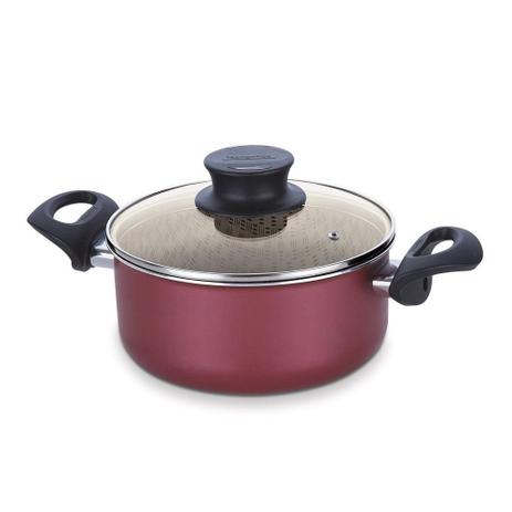 Caçarola Alumínio 26Cm Vermelho Paris - Tramontina Menor preço em Caçarola Alumínio 26Cm Vermelho Paris - Tramontina