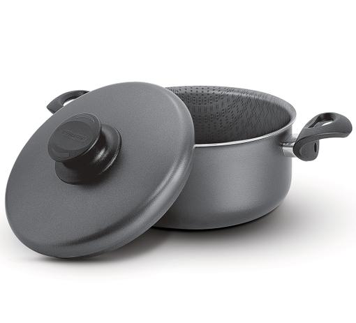Caçarola Antiaderente com Alças Paris Tramontina - Preto / 26 Cm / 6.7 Lt Menor preço em Caçarola Antiaderente com Alças Paris Tramontina - Preto / 26 Cm / 6.7 Lt