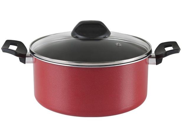 Caçarola Brinox Antiaderente 3,4L 22cm com Tampa - Garlic 7001/360 Menor preço em Caçarola Brinox Antiaderente 3,4L 22cm com Tampa - Garlic 7001/360