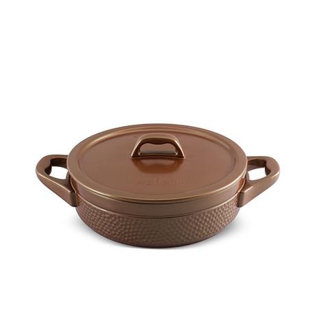Cacarola buffet de cerâmica ceraflame martelada 24cm 1900ml - pomodoro Menor preço em Cacarola buffet de cerâmica ceraflame martelada 24cm 1900ml - pomodoro