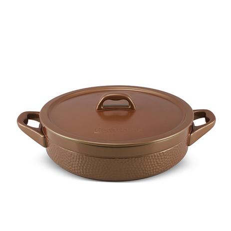 Menor preço em Cacarola buffet  de cerâmica ceraflame martelada 28cm 2500ml - pomodoro