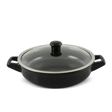 Caçarola buffet em cerâmica 28cm 2500ml ceraflame duo preto Menor preço em Caçarola buffet em cerâmica 28cm 2500ml ceraflame duo preto