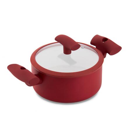 Caçarola cerâmica Hercules 20cm vermelha Menor preço em Caçarola cerâmica Hercules 20cm vermelha