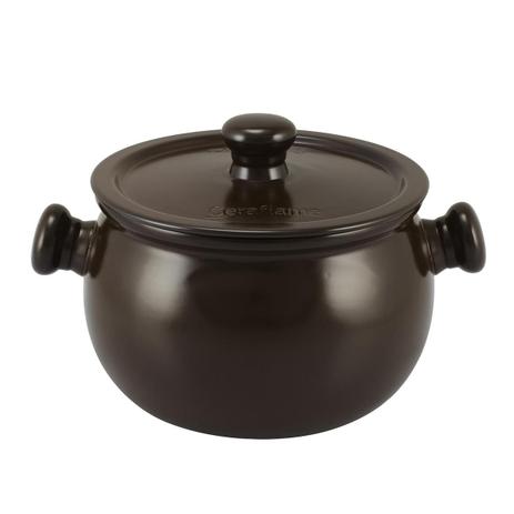 Caçarola Cerâmica Premiere Com Tampa 16cm 2.3L Chocolate Ceraflame Menor preço em Caçarola Cerâmica Premiere Com Tampa 16cm 2.3L Chocolate Ceraflame