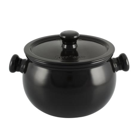 Caçarola Cerâmica Premiere Com Tampa 18cm 3L Preto Ceraflame Menor preço em Caçarola Cerâmica Premiere Com Tampa 18cm 3L Preto Ceraflame