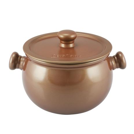 Caçarola Cerâmica Premiere Com Tampa 20cm 4L Cobre Ceraflame Menor preço em Caçarola Cerâmica Premiere Com Tampa 20cm 4L Cobre Ceraflame