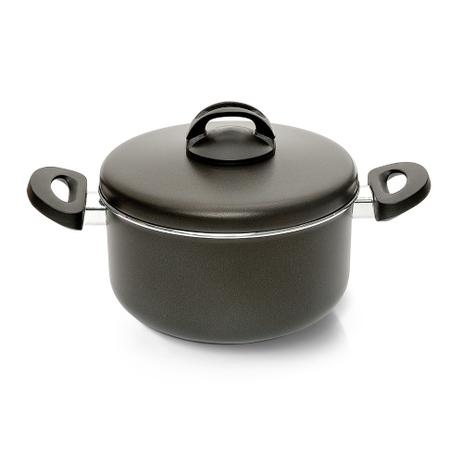 Caçarola com asa de alumínio com antiaderente 22cm Eterna - Nigro (Cód. 2803) Menor preço em Caçarola com asa de alumínio com antiaderente 22cm Eterna - Nigro (Cód. 2803)
