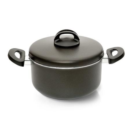 Caçarola com asa de alumínio com antiaderente 24cm Eterna - Nigro (Cód. 2804) Menor preço em Caçarola com asa de alumínio com antiaderente 24cm Eterna - Nigro (Cód. 2804)