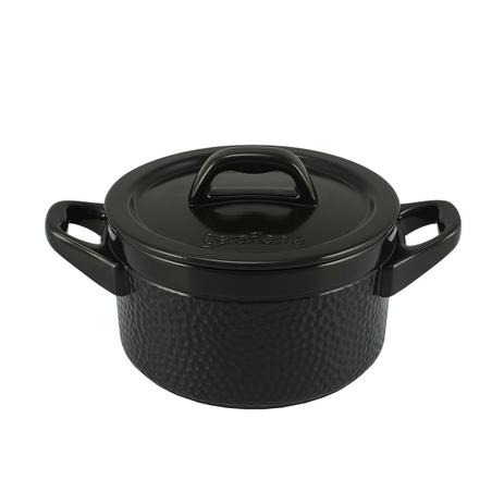 Caçarola Com Tampa 1.5 Litros Cerâmica Martelada Preta Ceraflame Menor preço em Caçarola Com Tampa 1.5 Litros Cerâmica Martelada Preta Ceraflame