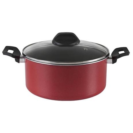 Caçarola Com Tampa 4.3 Litros Garlic Vermelho 7001361 Brinox Menor preço em Caçarola Com Tampa 4.3 Litros Garlic Vermelho 7001361 Brinox