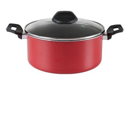 Caçarola com Tampa Garlic 24X11 CM - 4,3 L Vermelho Brinox 7001/361 Menor preço em Caçarola com Tampa Garlic 24X11 CM - 4,3 L Vermelho Brinox 7001/361