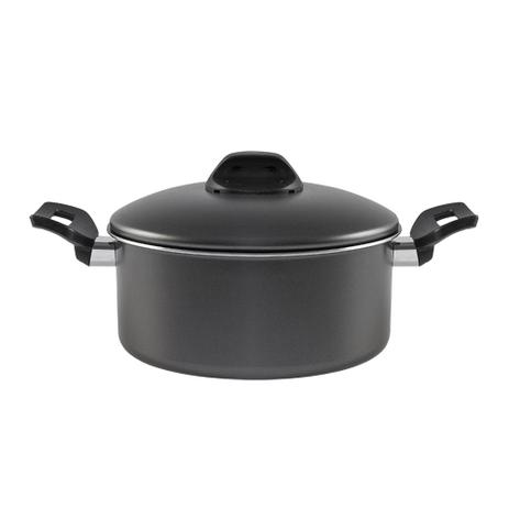 Caçarola com Tampa Garlic 3,4 Litros Grafite Brinox Menor preço em Caçarola com Tampa Garlic 3,4 Litros Grafite Brinox