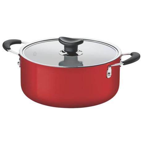 Caçarola de alumínio com revestimento interno cerâmico 22cm - Provence - Tramontina Menor preço em Caçarola de alumínio com revestimento interno cerâmico 22cm - Provence - Tramontina