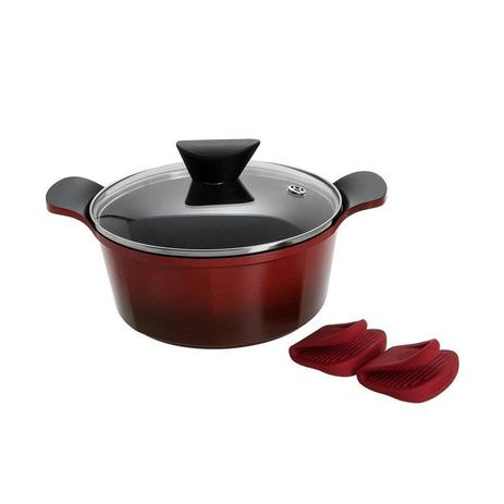 Caçarola de Alumínio e Cerâmica Venn Vermelho Escarlate 20cm - Neoflam Menor preço em Caçarola de Alumínio e Cerâmica Venn Vermelho Escarlate 20cm - Neoflam