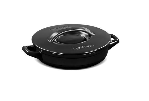 Cacarola de cerâmica ceraflame buffet duo+ 28cm 2500ml - preto Menor preço em Cacarola de cerâmica ceraflame buffet duo+ 28cm 2500ml - preto
