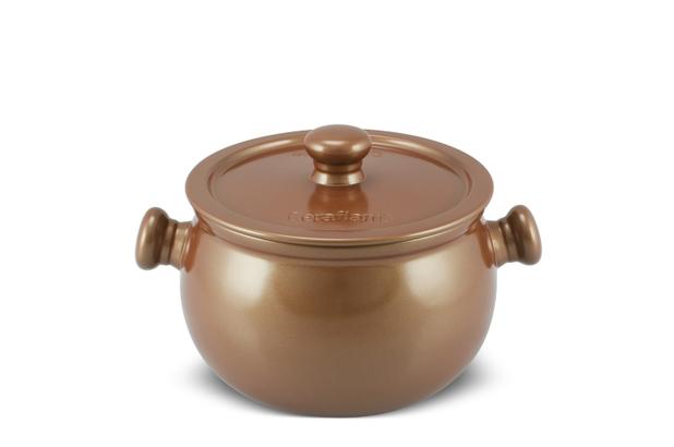 Caçarola de cerâmica ceraflame premiere+ 18cm 3000ml cobre Menor preço em Caçarola de cerâmica ceraflame premiere+ 18cm 3000ml cobre