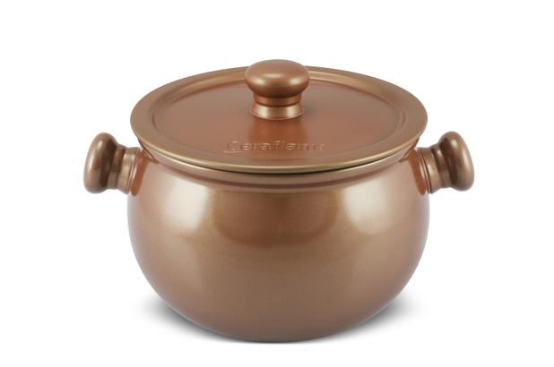 Caçarola de cerâmica ceraflame premiere+ 20cm 4000ml cobre Menor preço em Caçarola de cerâmica ceraflame premiere+ 20cm 4000ml cobre