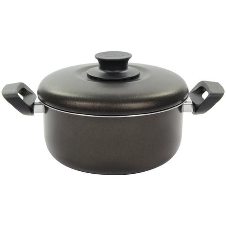 Caçarola em Alumínio Com Alças 20cm Antiaderente - Preta - Alufort Menor preço em Caçarola em Alumínio Com Alças 20cm Antiaderente - Preta - Alufort