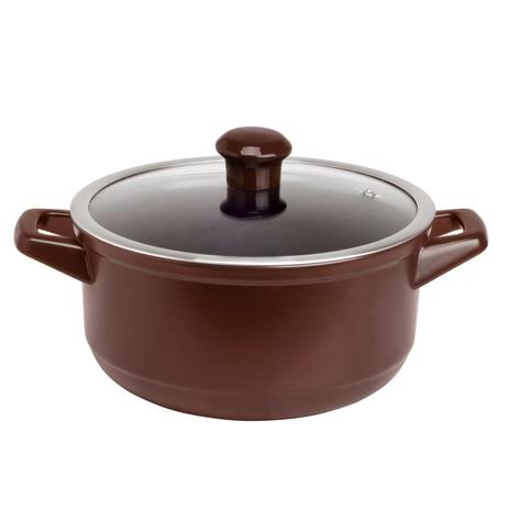 Caçarola Em Cerâmica 22Cm 3.2 Litros Chocolate Ceraflame Menor preço em Caçarola Em Cerâmica 22Cm 3.2 Litros Chocolate Ceraflame