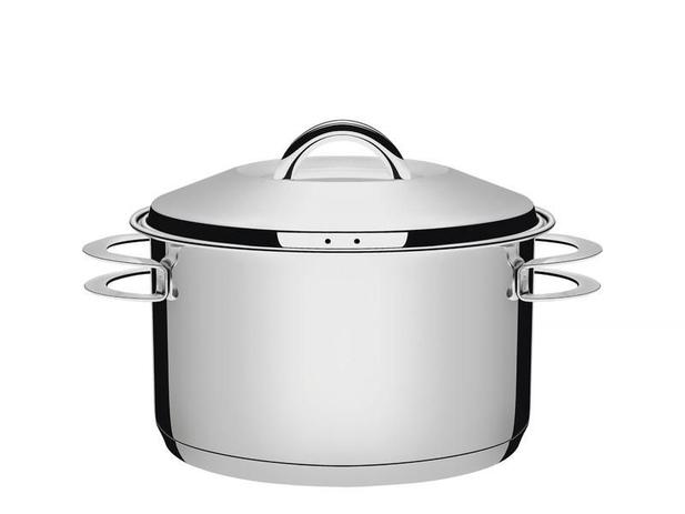 Caçarola Funda Aço Inox com Fundo Triplo 28cm Solar - Tramontina Menor preço em Caçarola Funda Aço Inox com Fundo Triplo 28cm Solar - Tramontina