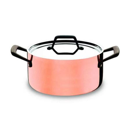 Caçarola Funda com Alças Trix Cobre Aço Inox 3,48 Litros 20 cm Tramontina Design Collection Menor preço em Caçarola Funda com Alças Trix Cobre Aço Inox 3,48 Litros 20 cm Tramontina Design Collection