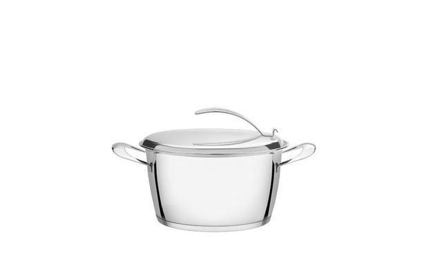 Caçarola Funda em Aço Inox Fundo Triplo Com Tampa Tramontina Ventura 16 cm 1,5 Litros 62364/160 Menor preço em Caçarola Funda em Aço Inox Fundo Triplo Com Tampa Tramontina Ventura 16 cm 1,5 Litros 62364/160