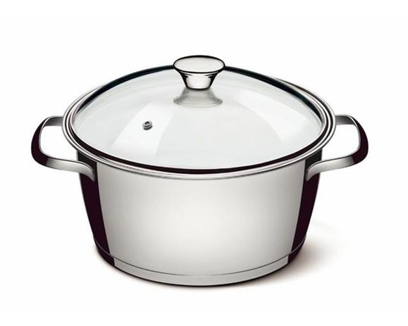 Caçarola Funda Tramontina Allegra em Aço Inox Tampa de Vidro 16CM Menor preço em Caçarola Funda Tramontina Allegra em Aço Inox Tampa de Vidro 16CM