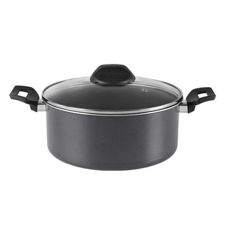 Caçarola Garlic 24cm Grafite Brinox Menor preço em Caçarola Garlic 24cm Grafite Brinox