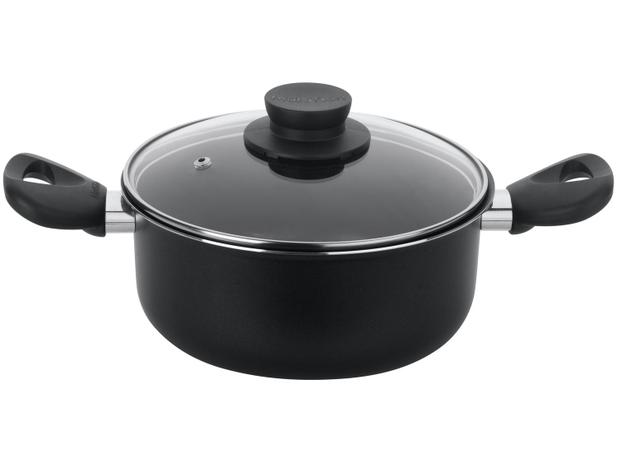 Caçarola Multiflon Antiaderente 3,8L 22cm - 1.4mm com Tampa Gourmet 53222 Menor preço em Caçarola Multiflon Antiaderente 3,8L 22cm - 1.4mm com Tampa Gourmet 53222